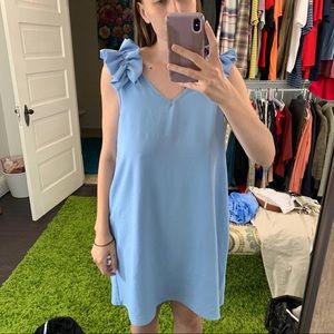 Blue babydoll dress